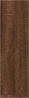 vidaXL - Wandschappen - 2 - st - 50x15x50 - cm - bewerkt - hout - bruin - eikenkleur