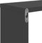 vidaXL - Wandschappen - 2 - st - 50x15x50 - cm - bewerkt - hout - grijs