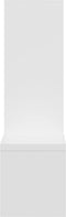 vidaXL - Wandschappen - 2 - st - 50x15x50 - cm - bewerkt - hout - wit