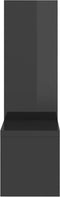 vidaXL - Wandschappen - 2 - st - 50x15x50 - cm - spaanplaat - hoogglans - grijs