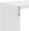 vidaXL - Wandschappen - 2 - st - 50x15x50 - cm - spaanplaat - hoogglans - wit
