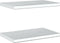 vidaXL - Wandschappen - 2 - st - 50x30x3 - cm - roestvrijstaal - zilverkleurig