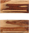 vidaXL - Wandschappen - 2 - st - 58x26x20 - cm - massief - sheeshamhout