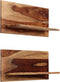 vidaXL - Wandschappen - 2 - st - 58x26x20 - cm - massief - sheeshamhout