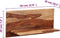 vidaXL - Wandschappen - 2 - st - 58x26x20 - cm - massief - sheeshamhout