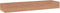 vidaXL - Wandschappen - 2 - st - 60x15x4 - cm - massief - teakhout