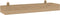 vidaXL - Wandschappen - 2 - st - 60x15x4 - cm - massief - teakhout