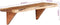 vidaXL - Wandschappen - 2 - st - 60x20x18 - cm - massief - acaciahout