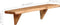vidaXL - Wandschappen - 2 - st - 60x20x18 - cm - massief - acaciahout
