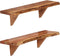 vidaXL - Wandschappen - 2 - st - 60x20x18 - cm - massief - acaciahout