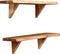 vidaXL - Wandschappen - 2 - st - 60x20x18 - cm - massief - acaciahout