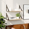 vidaXL - Wandschappen - 2 - st - 60x25x25,5 - cm - bewerkt - hout - sonoma - eikenkleur