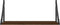 vidaXL - Wandschappen - 2 - st - 60x25x25,5 - cm - bewerkt - hout - bruin - eikenkleur