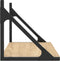 vidaXL - Wandschappen - 2 - st - 60x25x25,5 - cm - bewerkt - hout - sonoma - eikenkleur