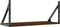 vidaXL - Wandschappen - 2 - st - 60x25x25,5 - cm - bewerkt - hout - bruin - eikenkleur