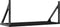 vidaXL - Wandschappen - 2 - st - 60x25x25,5 - cm - bewerkt - hout - zwart