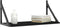 vidaXL - Wandschappen - 2 - st - 60x25x25,5 - cm - bewerkt - hout - zwart