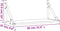 vidaXL - Wandschappen - 2 - st - 60x25x25,5 - cm - bewerkt - hout - zwart