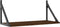 vidaXL - Wandschappen - 2 - st - 60x25x25,5 - cm - bewerkt - hout - bruin - eikenkleur