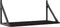 vidaXL - Wandschappen - 2 - st - 60x25x25,5 - cm - bewerkt - hout - zwart
