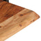 vidaXL - Wandschappen - 2 - st - 60x25x35 - cm - massief - acaciahout - en - staal