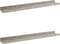 vidaXL - Wandschappen - 2 - st - 60x9x3 - cm - betongrijs