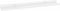 vidaXL - Wandschappen - 2 - st - 60x9x3 - cm - hoogglans - wit