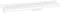 vidaXL - Wandschappen - 2 - st - 60x9x3 - cm - hoogglans - wit