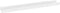 vidaXL - Wandschappen - 2 - st - 60x9x3 - cm - hoogglans - wit