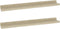 vidaXL - Wandschappen - 2 - st - 60x9x3 - cm - sonoma - eikenkleurig
