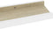 vidaXL - Wandschappen - 2 - st - 60x9x3 - cm - wit - en - sonoma - eikenkleurig