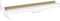 vidaXL - Wandschappen - 2 - st - 60x9x3 - cm - wit - en - sonoma - eikenkleurig