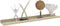 vidaXL - Wandschappen - 2 - st - 60x9x3 - cm - wit - en - sonoma - eikenkleurig