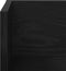vidaXL - Wandschappen - 2 - st - 75x16,5x16,5 - cm - bewerkt - hout - zwart