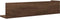 vidaXL - Wandschappen - 2 - st - 75x16,5x16,5 - cm - bewerkt - hout - bruin - eikenkleur