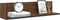 vidaXL - Wandschappen - 2 - st - 75x16,5x16,5 - cm - bewerkt - hout - bruin - eikenkleur