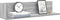 vidaXL - Wandschappen - 2 - st - 75x16,5x16,5 - cm - bewerkt - hout - grijs - sonoma