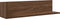 vidaXL - Wandschappen - 2 - st - 75x16,5x16,5 - cm - bewerkt - hout - bruin - eikenkleur