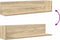 vidaXL - Wandschappen - 2 - st - 75x16,5x16,5cm - bewerkt - hout - sonoma - eikenkleur