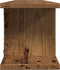 vidaXL - Wandschappen - 2 - st - 75x18x20 - cm - bewerkt - hout - oud - houtkleurig