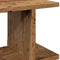 vidaXL - Wandschappen - 2 - st - 75x18x20 - cm - bewerkt - hout - oud - houtkleurig
