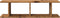 vidaXL - Wandschappen - 2 - st - 75x18x20 - cm - bewerkt - hout - oud - houtkleurig