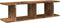 vidaXL - Wandschappen - 2 - st - 75x18x20 - cm - bewerkt - hout - oud - houtkleurig