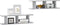 vidaXL - Wandschappen - 2 - st - 75x18x20 - cm - bewerkt - hout - betongrijs