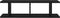 vidaXL - Wandschappen - 2 - st - 75x18x20 - cm - bewerkt - hout - zwart