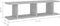 vidaXL - Wandschappen - 2 - st - 75x18x20 - cm - bewerkt - hout - betongrijs