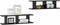 vidaXL - Wandschappen - 2 - st - 75x18x20 - cm - bewerkt - hout - zwart