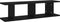 vidaXL - Wandschappen - 2 - st - 75x18x20 - cm - bewerkt - hout - zwart