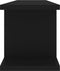 vidaXL - Wandschappen - 2 - st - 75x18x20 - cm - bewerkt - hout - zwart