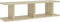 vidaXL - Wandschappen - 2 - st - 75x18x20 - cm - bewerkt - hout - sonoma - eikenkleurig